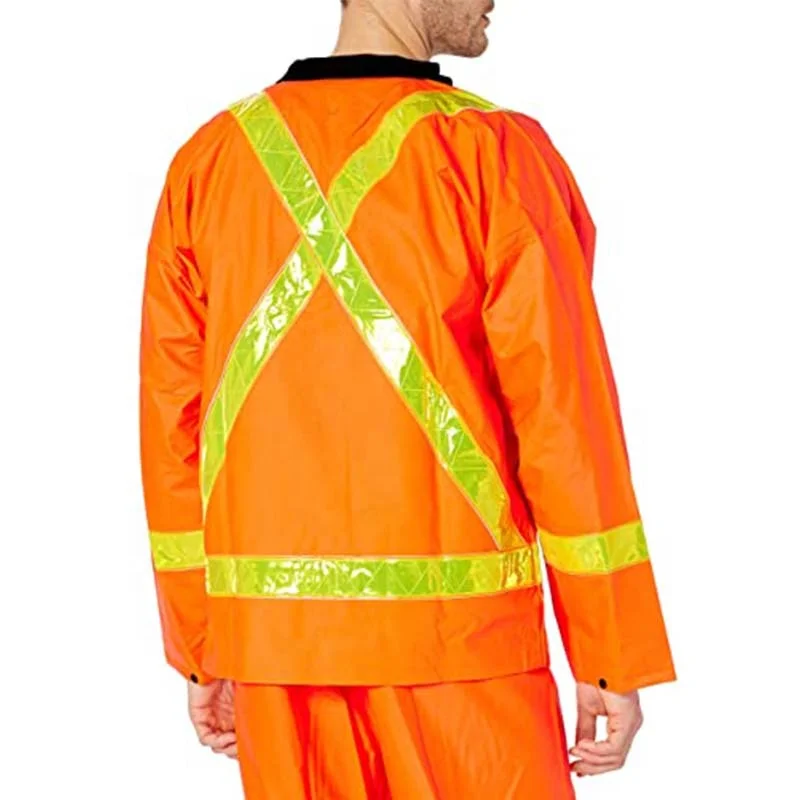 Fire Retardant Rain Suit High Visibility Safety Jackets Industrial Bib Overalls for Men