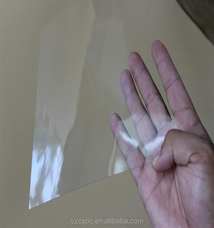 
transparent mylar Sheet For packing, printing, thermoforming,vacuum forming 