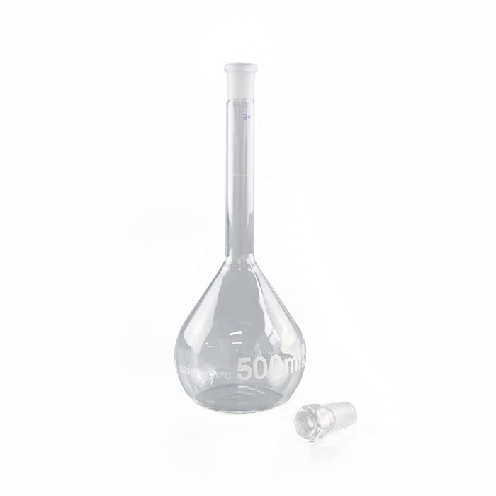 Лабораторная школьная стеклянная колба с пробкой 100 мл 200 мл стеклянные объемные колбы