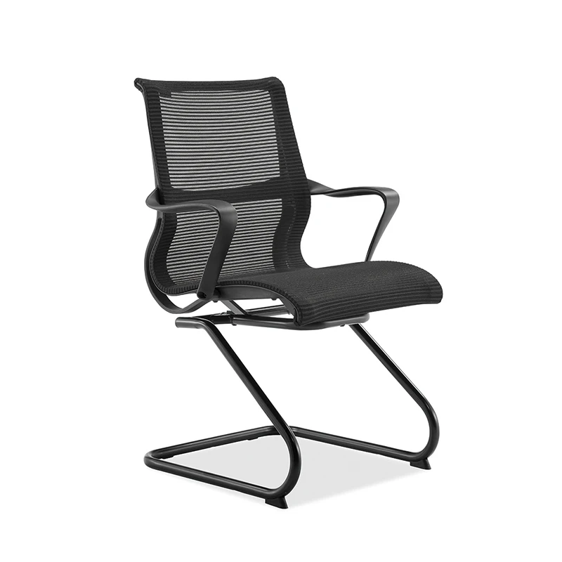 Rainbow Best Selling Black Mesh Computer Executive Ergonomic Furniture No Wheels Office Chair