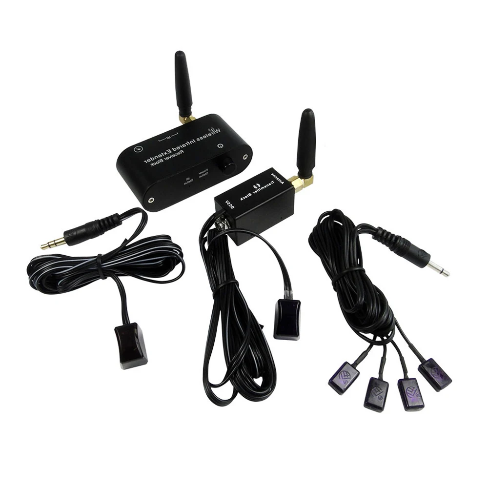 Wireless Remote Control Extender Kit Repeater System Quad Eye IR Emitter WL-E4