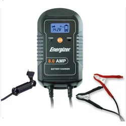 Energizer 8Amp Fully-Automatic Smart Charger 6V 12V Battery Charger Battery Maintainer Trickle Charger