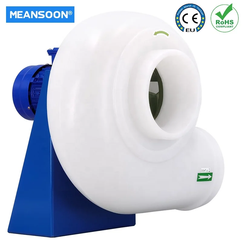 MPCF-200-B4T Anti-acid plastic chemical laboratory fume hood exhaust blower