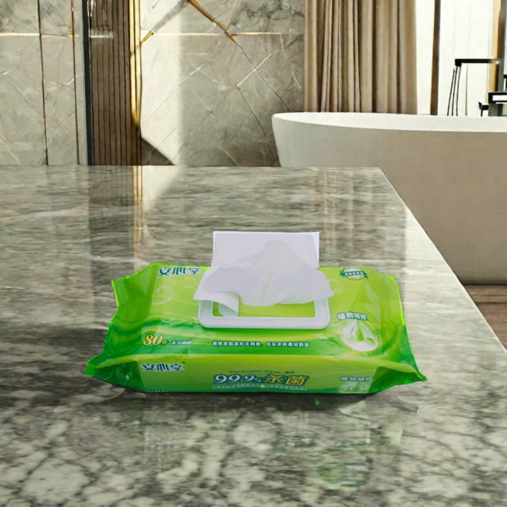 Designed exclusively for sensitive baby skin, the formula is gentle and harmless cleansing wipes