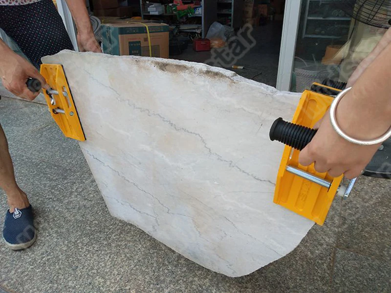 Midstar Carry Clamp Portable Double Hands Clips for Lifting Stone Granite Marble Slab Glass
