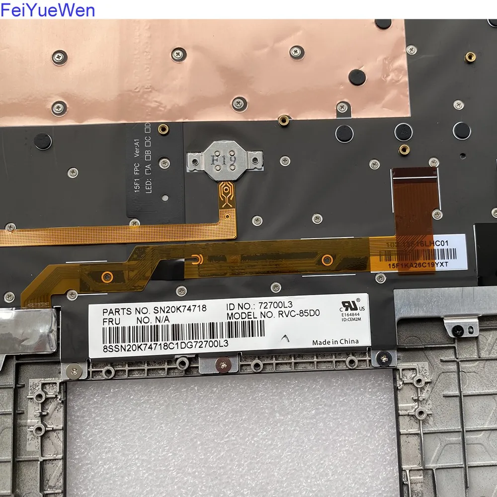 01AV163 оригинальный C чехол для Lenovo X1 Carbon 4th 2016 клавиатура DE Bezel UK винтовой Упор