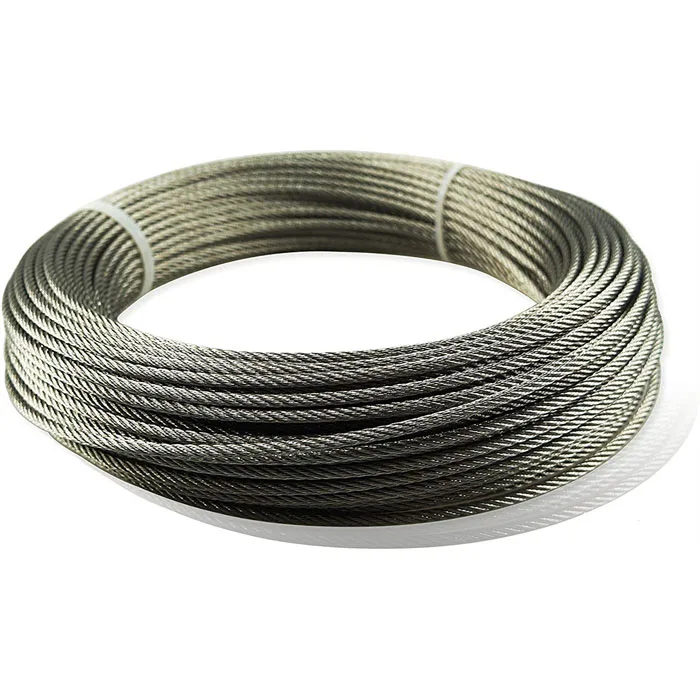 Hot Sale Various Sizes Long Lasting Galvanized Smooth Fiber Core Wire Rope