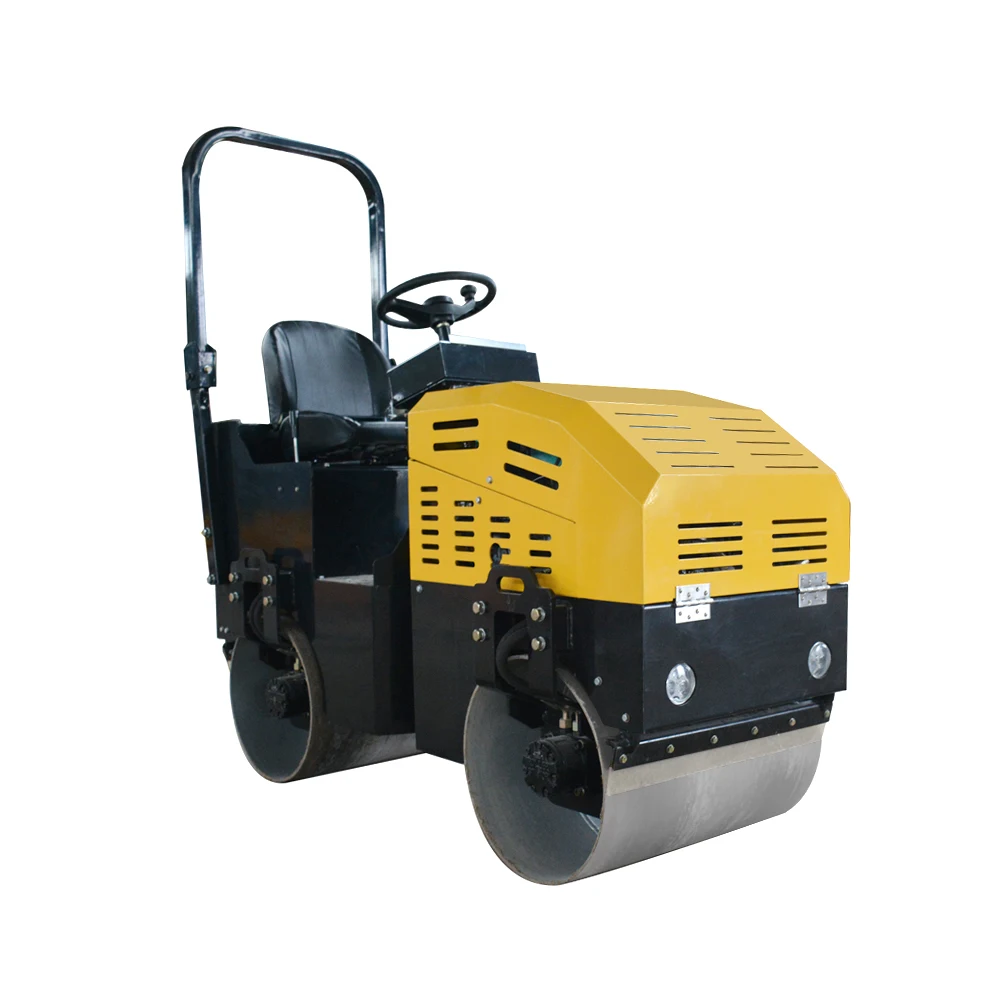 Construction machinery compactor roller vibratory road roller two wheel road roller