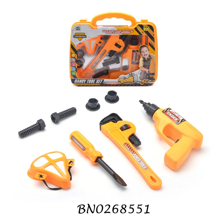 Suitcase Packaging Kids Tool Toys Workbench Pretend Play Set