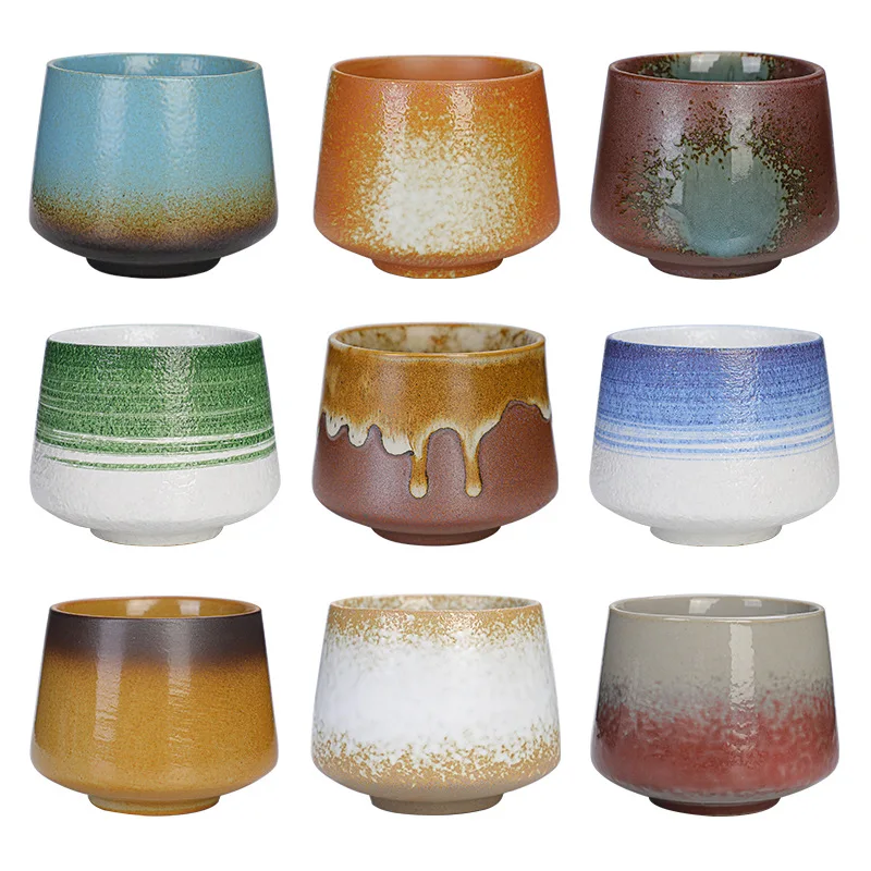 New Design Retro latte matcha cup Ceramic sake Coffee Mugs