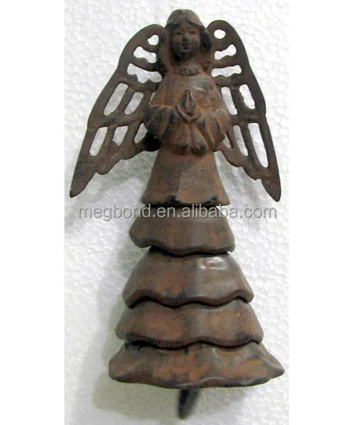 Angel cast aluminum wind chimes for garden hanging,  Memory Angel wind bell