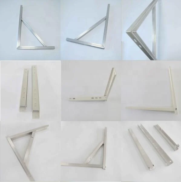 OEM custom sheet metal punching bending welding powder coating parts elevator guide rail adjustable bracket