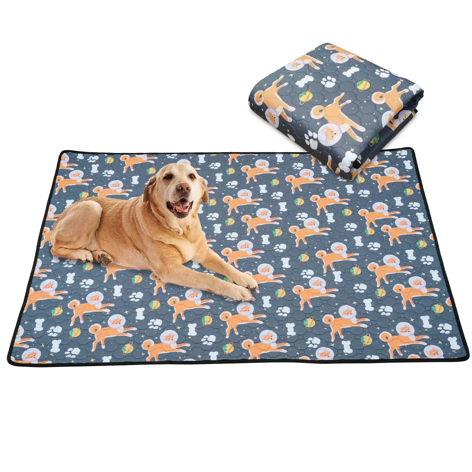 Hengshang Large Size dog reusable premium pet training mats wc wee pee toilet car regular pet dog and puppy training pads