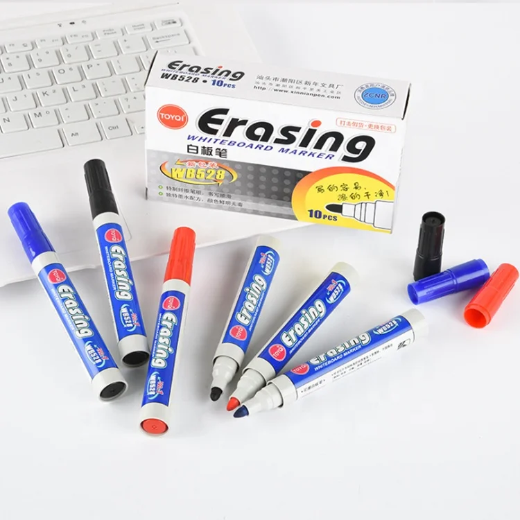 Dry easy school erasing whiteboard pen smooth writting marker