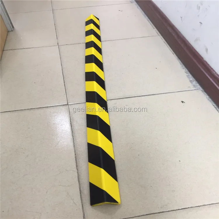 High density customized corner NBR parking garage column protector foam,Yellow/Black Extra Thicker Brown Edge & Corner Guard Set