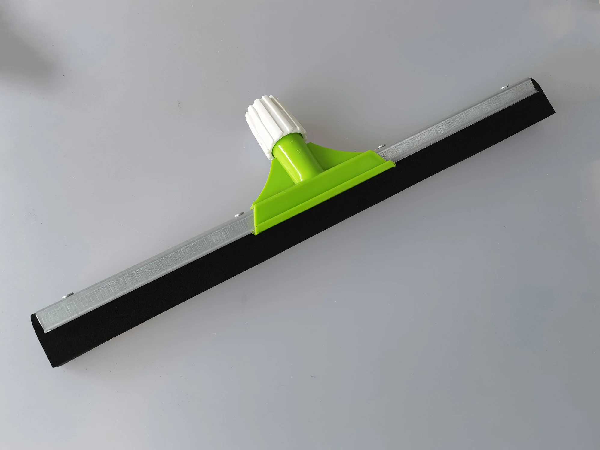 45cm metal&plastic floor squeegee, steel material floor wiper with long metal pole