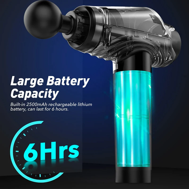 Dropshipping Best Cordless Handle Sports Electric Booster Impulse Percussion Deep Tissue Vibration Body Muscle Massage Gun