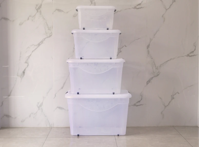 Extra Large Home Storage Containers 163L Stackable Plastic Storage Bins for Clothes Toys