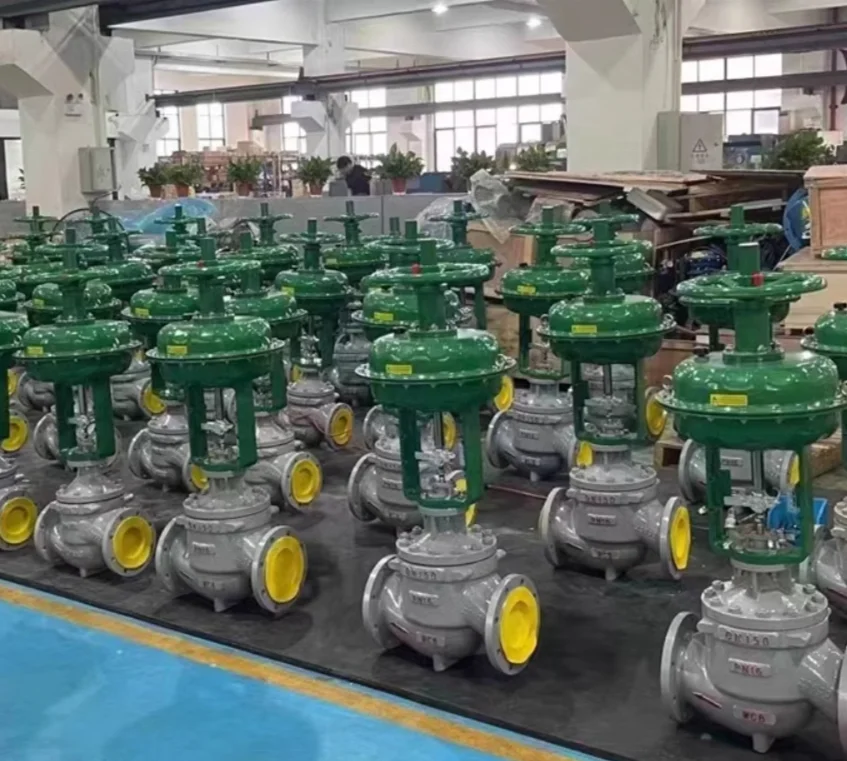 Pneumatic control valve ZJHP-16C film proportional flow single seat steam thermal oil flow rate high-temperature resistant