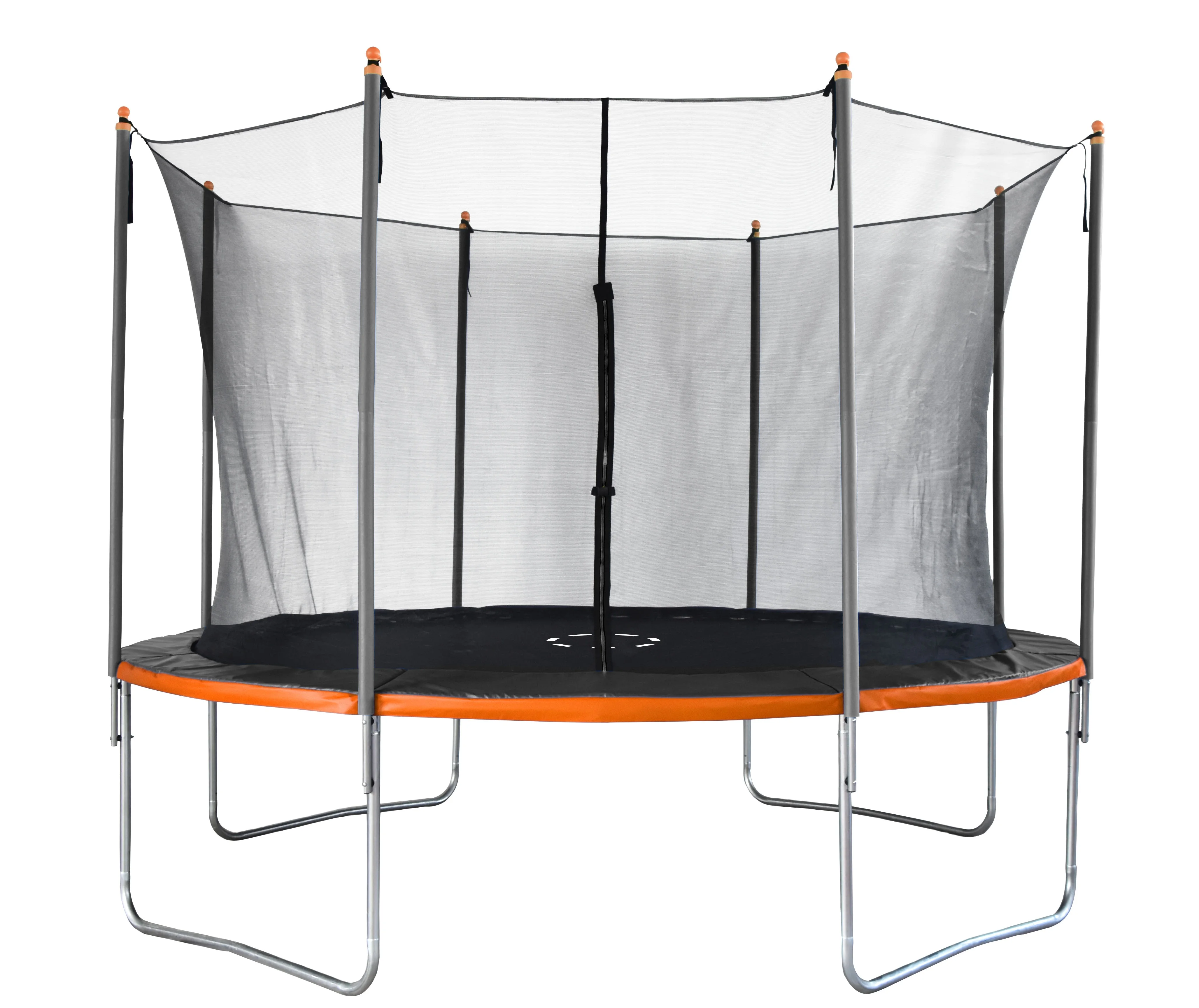 Nanjian 6ft 8ft 10ft 12ft 14ft 15ft 16ft Big Garden Round Outdoor Trampoline With Enclosure Safety Net for sale