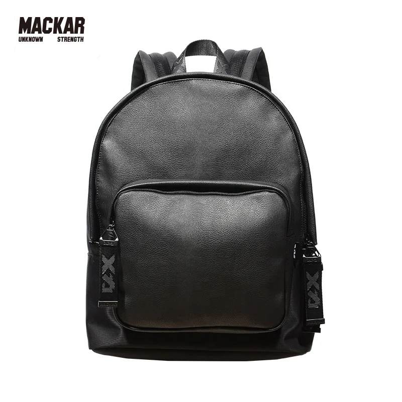 Customized New PU Korean Version Trendy Leisure Fashion Travel School Backpack Boys Girls