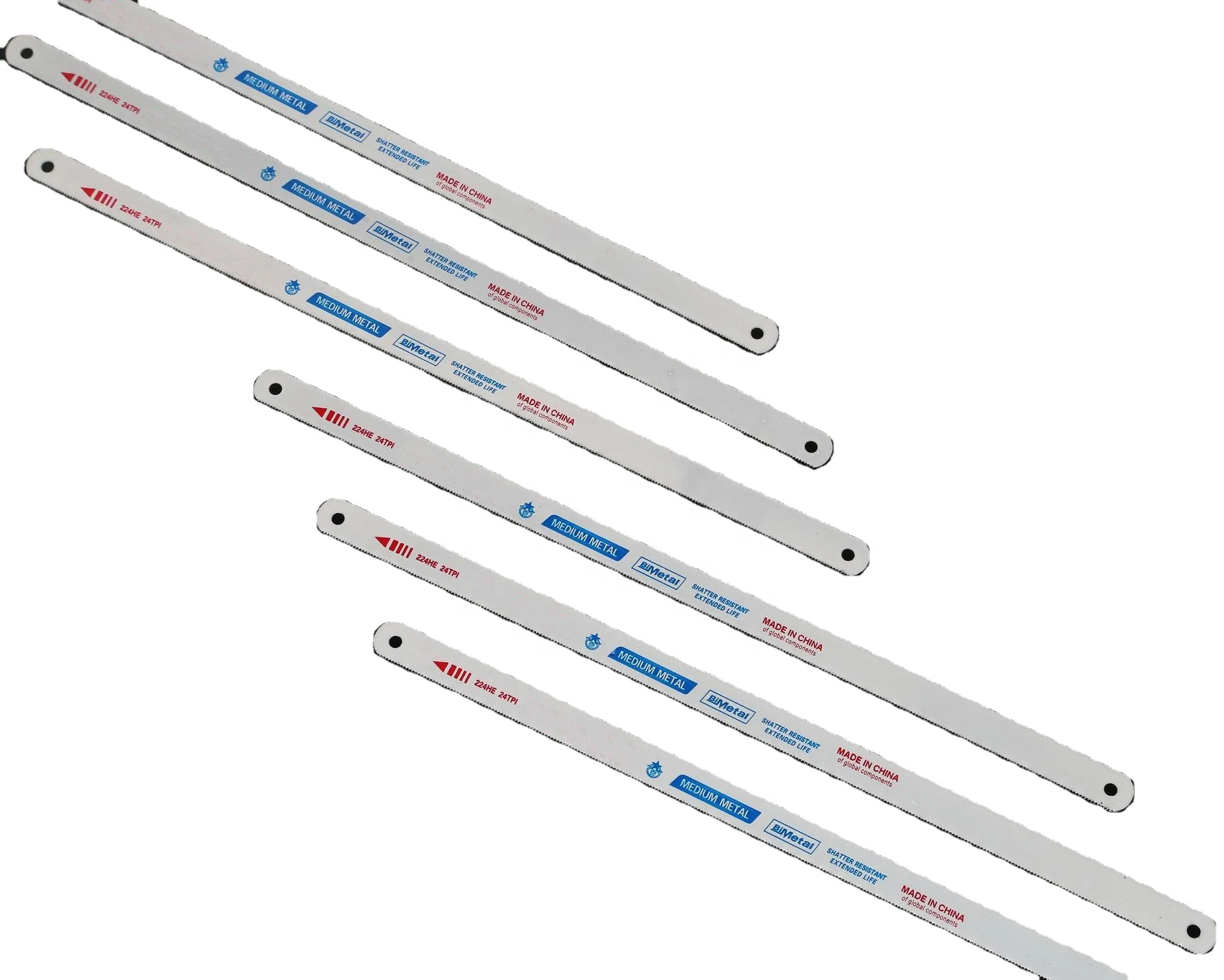 Double side teeth Carbon steel power Hacksaw Blade High speed Nature color Metal wood cutting Hacksaw blades