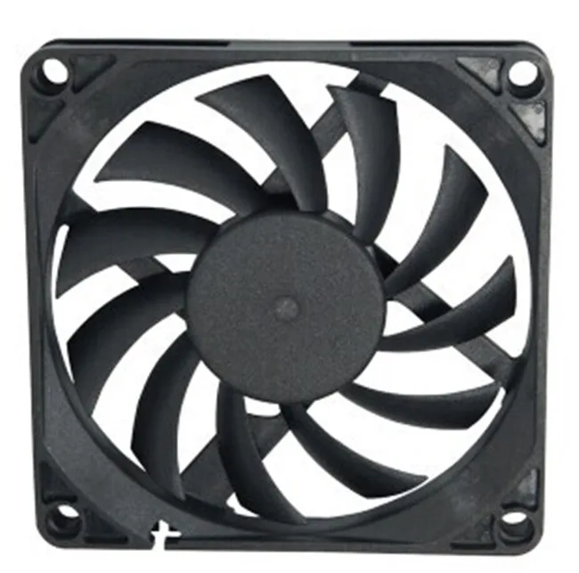 Original aidecoolr 80*80*10mm 3000/rpm black fan Single ball bearing fan  axial brushless 12v dc cooling fan