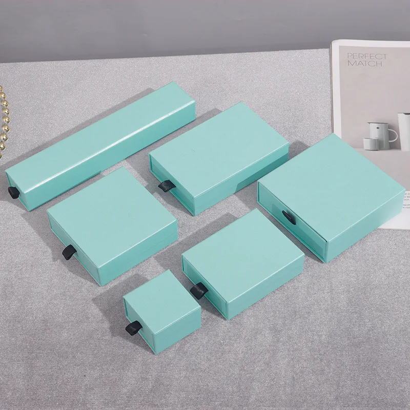 New Styles Small Jewelry Packaging Box Paper Cardboard Rings Jewelry Gift Boxes Luxury Jewelry Packaging Box