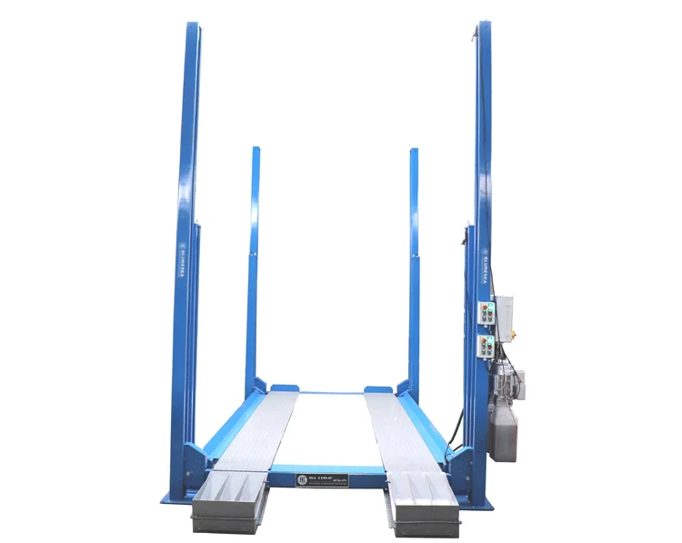 Four Post double unit triple level car packing lift