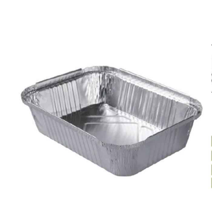 Factory 8011 alloy 250ML Disposable aluminium foil container Food Usage aluminum foil container