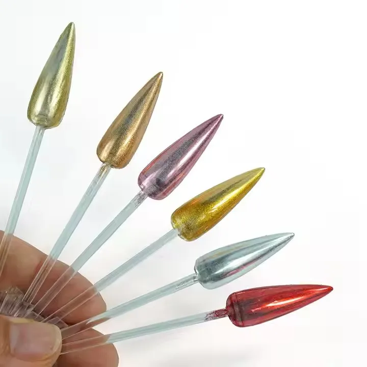 Destly Shiny Liquid Magic Mirror Powder Nail Art Decoration Chrome Mirror Powder Liquid Type Nail Tool