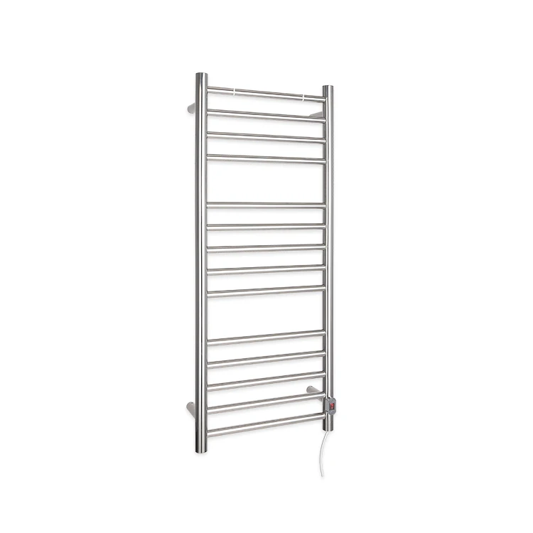Towel Warmer Wall Mount Electric Plug-in/hardwired Heated Towel Rack Brush Finish Stainless Steel Heater 1150*450mm Logo Print