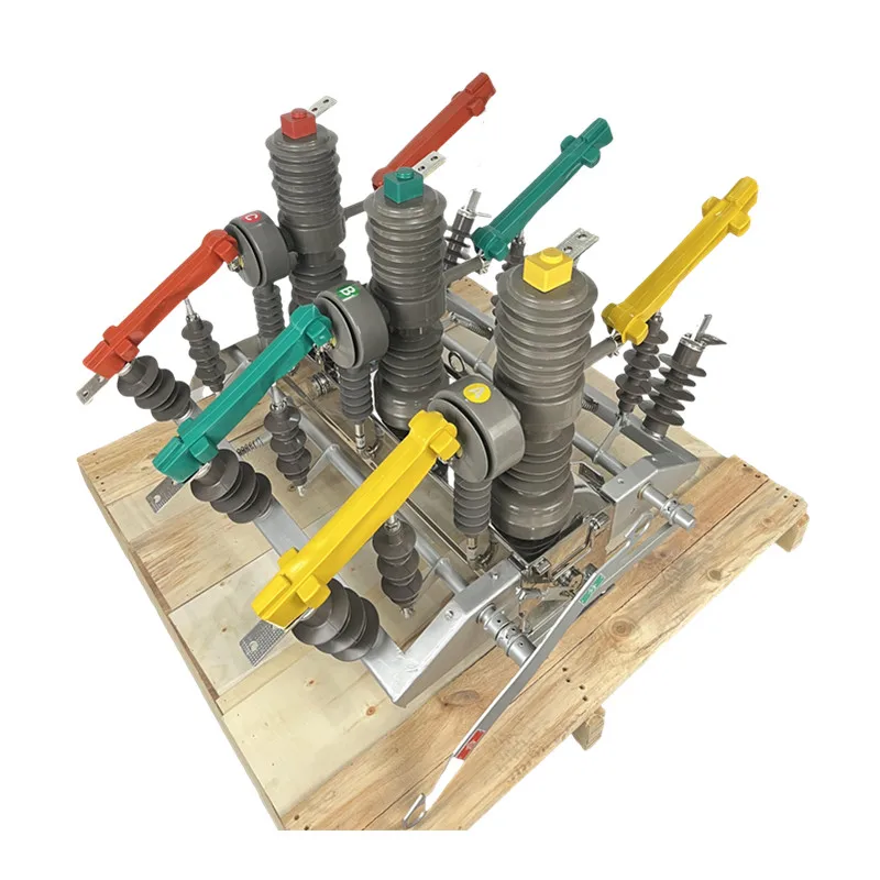 High voltage vacuum circuit breaker ZW32-12FGG 12KV 630A three-phase AC outdoor with isolation switch
