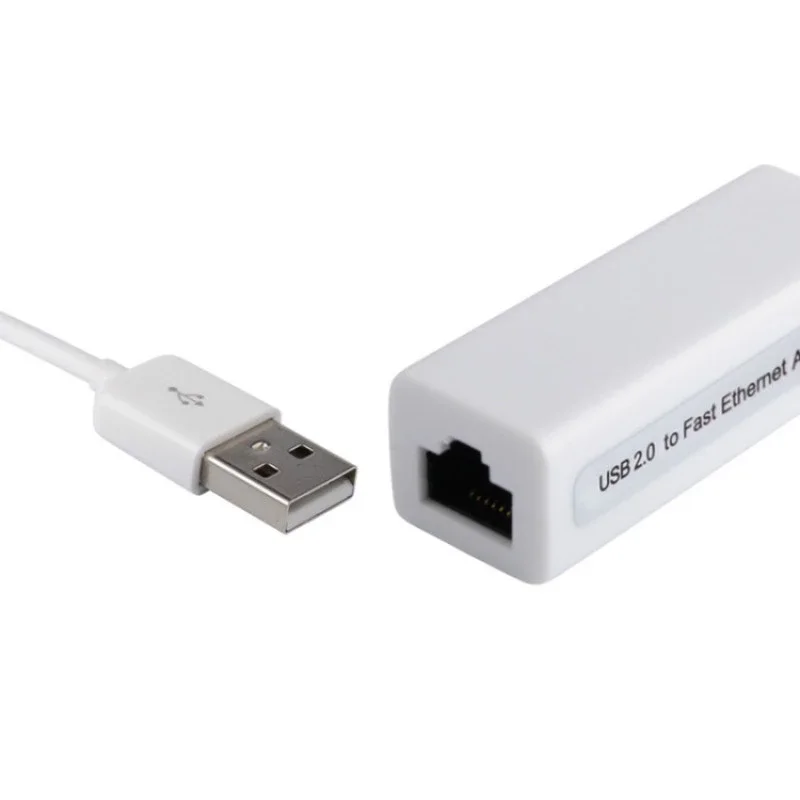 USB 2.0 to RJ45 Ethernet 100Mbps Network Adapter for Desktop and Laptop and Notebook