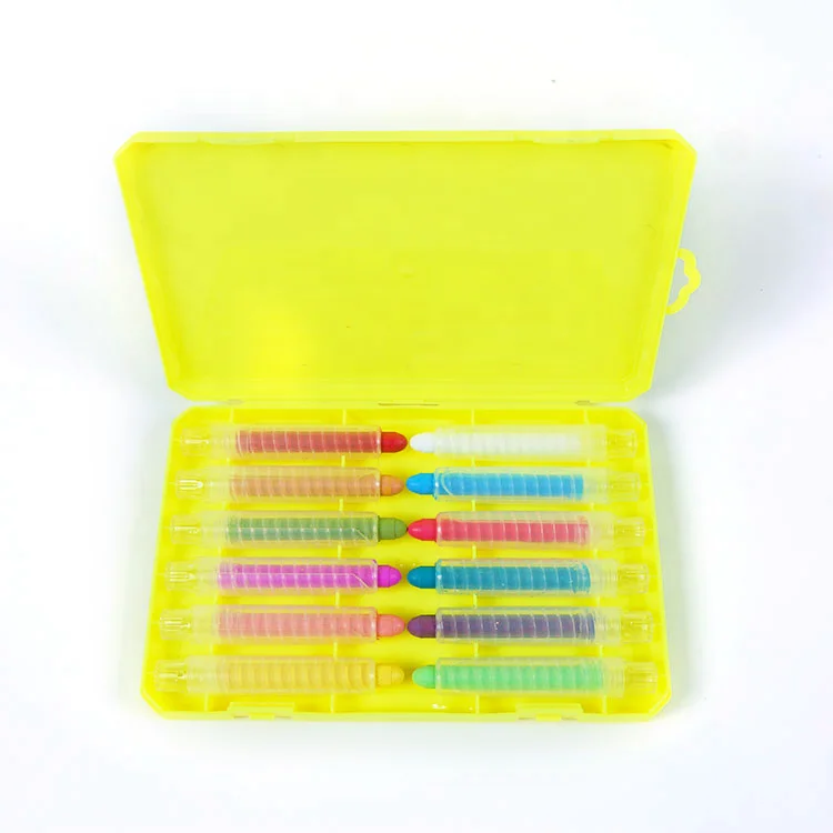 Oem Factory Retractable Kids Painting Crayon Artist Professional Drawing Wax Crayons