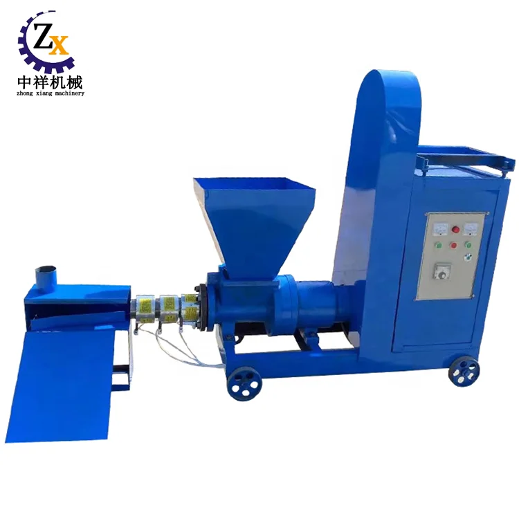 Compressed barbecue carbon charcoal powder pressing production line