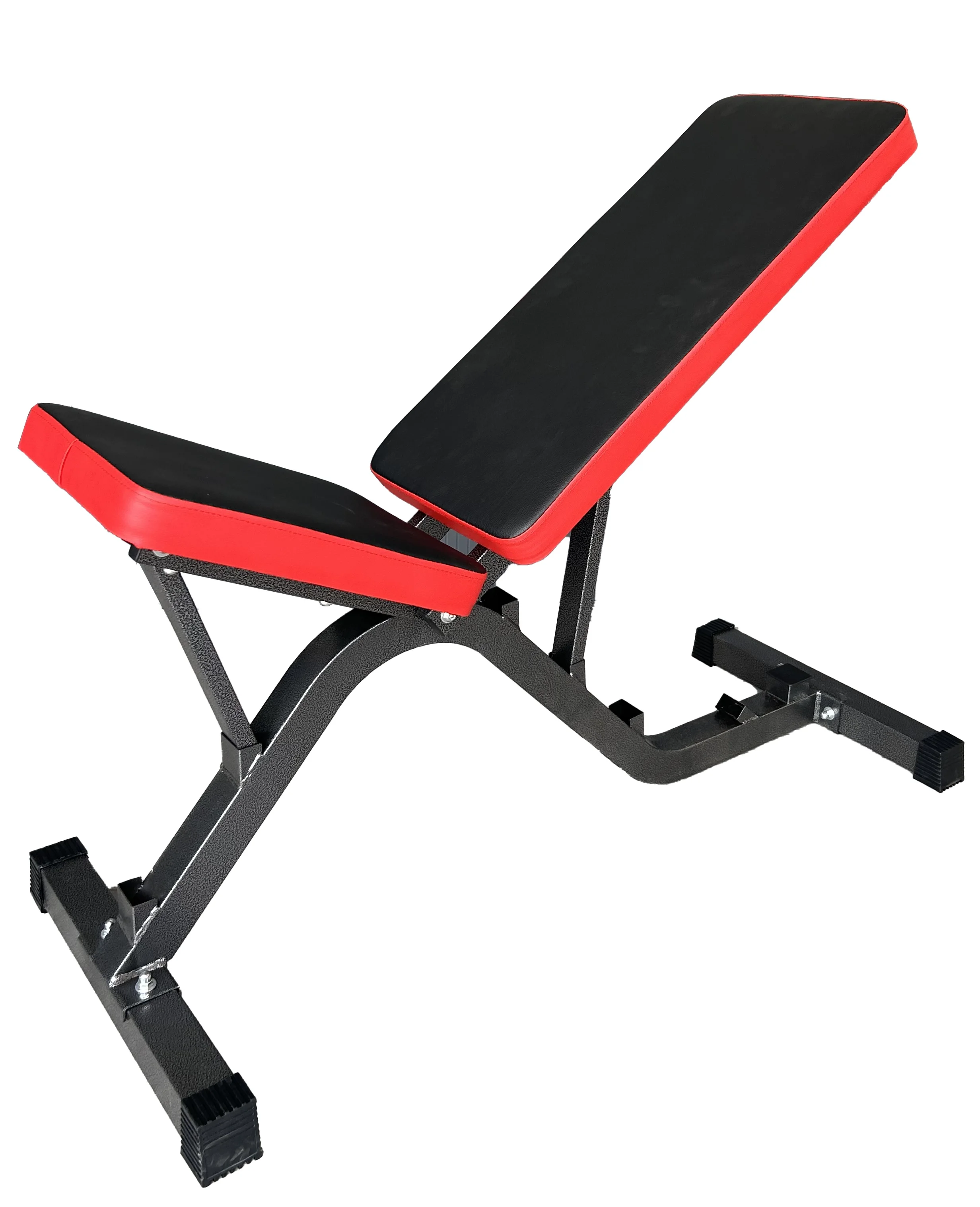 Home Gym Equipment Adjustable Folding Weight Bench Foldable Incline Exercise Bench with Resistance Bands
