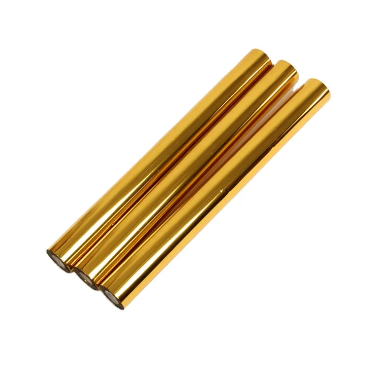 SHENGSHENG Hot Stamping Foil Rolls Gold And Silver Color Foil Paper For Textile Fabric