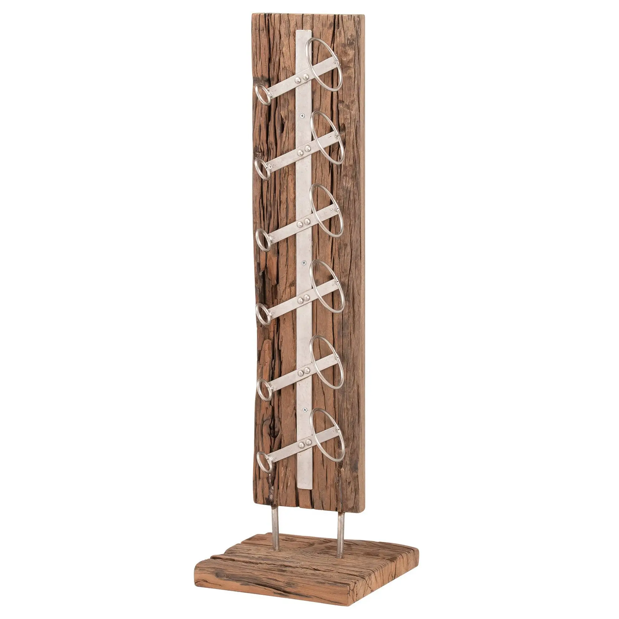  High Selling Luxury Barrel Wine Rack For Supermaket With Light Holer