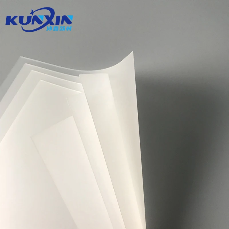 0.2mm 0.3mm 0.4mm Optcial Flexible Light Diffusion Sheet Milky White PC Polycarbonate Film Led Diffuser Film
