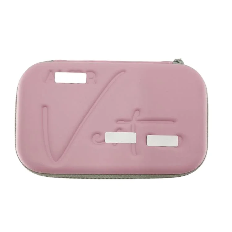 High Protection Premium Travel Storage Carry EVA Bag Leather Rose Gold Beauty Cases