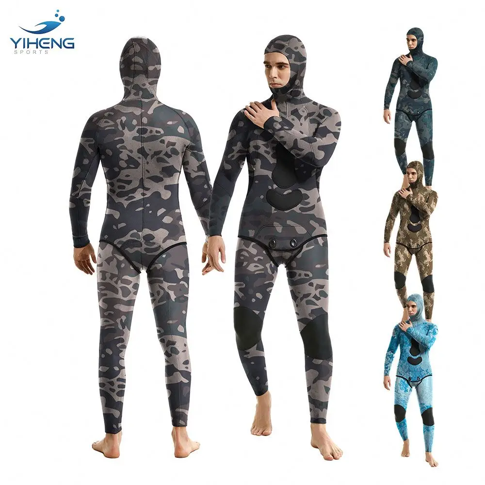 YIHENG Высокое качество 1 мм 2 мм 3 мм Камуфляжный Mergulho серфинг мокрый костюм