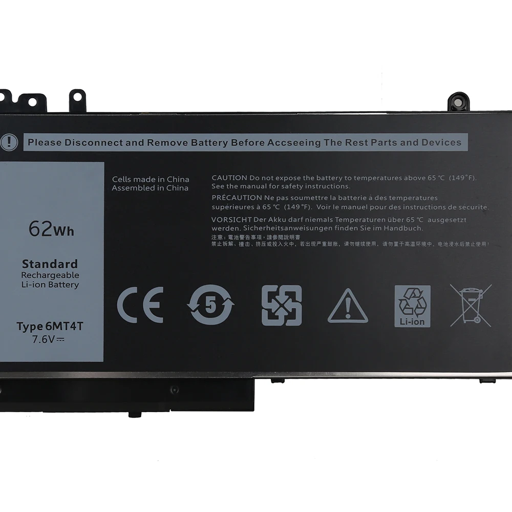 Brand New Original 6MT4T Battery for Dell Latitude E5570 E5470 7V69Y TXF9M 79VRK 07V69Y 7.6V 62WH - 12 Months Warranty
