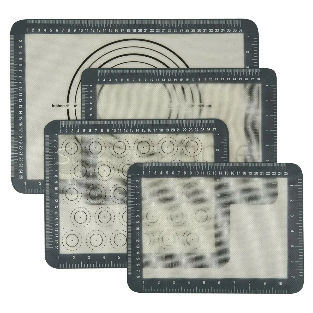 Customized size non-stick heat resistance freeze dryer silicone fiberglass mat with logo printing