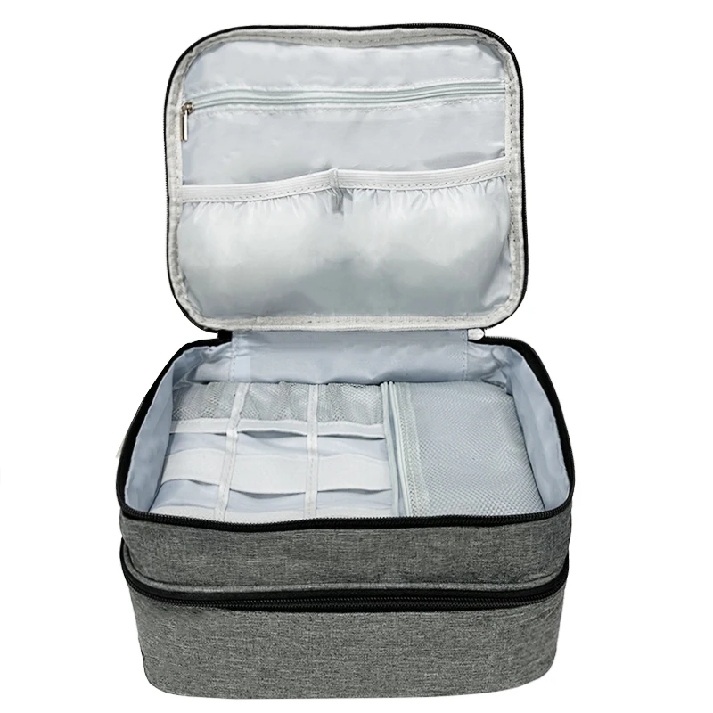 Factory Custom Salon Nails Bag Large Capacity Carrying Cosmetic Bag  Bottles Nail Polish Organizer Essential Nail Polish Bags