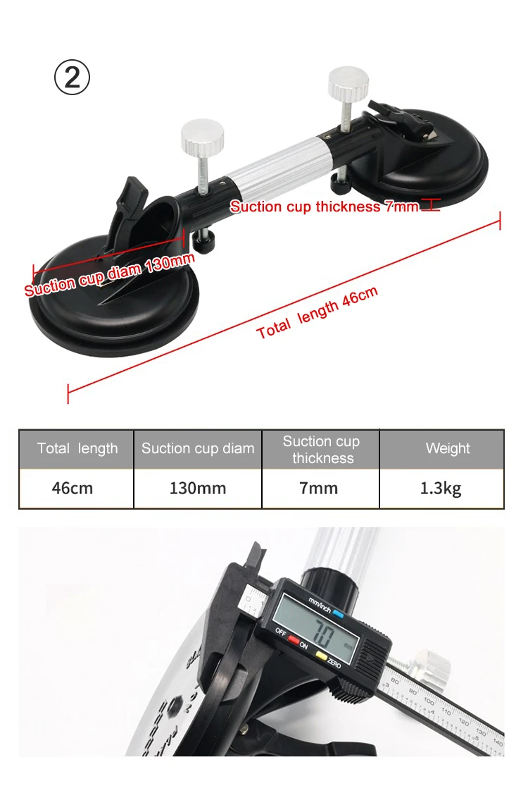 High quality Heavy Duty aluminum alloy Suction cups for Glass Table Vacuum Lift Tile Sucker