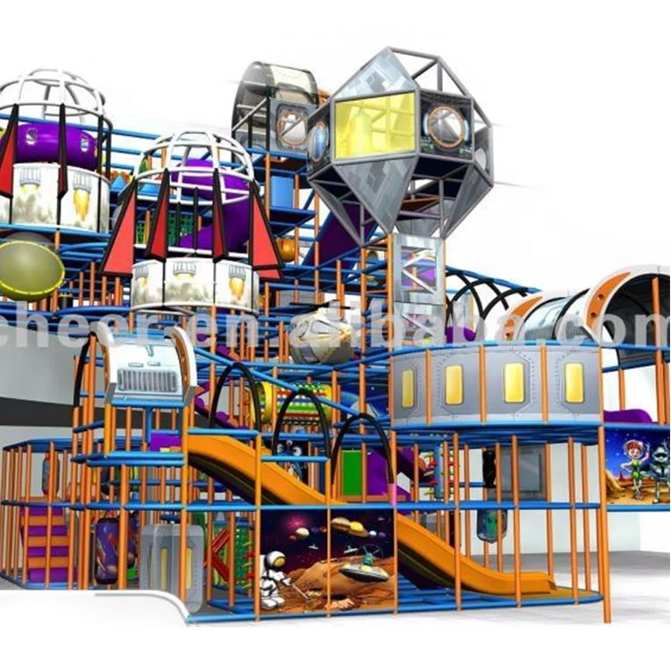 Cheer Amusement space theme large attraction playground equipment
