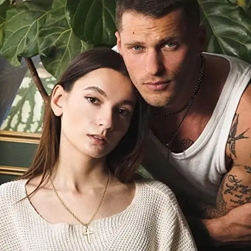 Мужское колье из нержавеющей стали