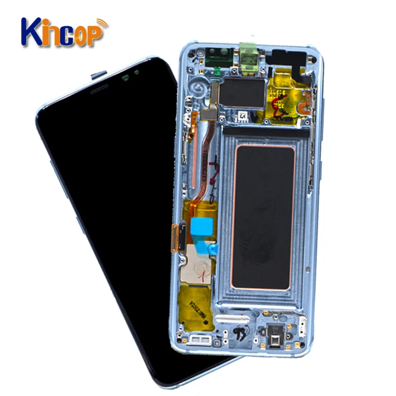 Wholesale Mobile OEM LCD for Samsung Galaxy S8 Plus G955 Screen Digitizer Assembly LCD with frame for Samsung S8+
