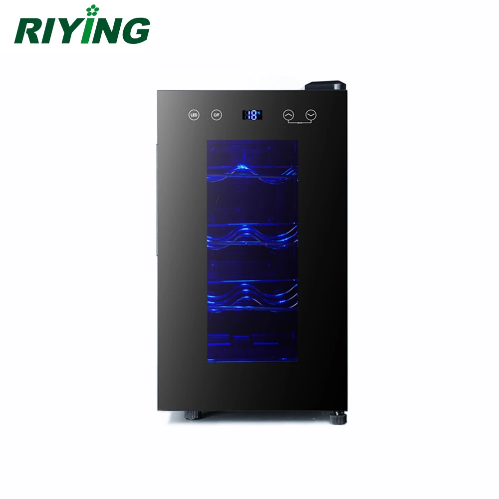 8 Bottles Mini Semiconductor Electric Refrigerator Wine Cooler
